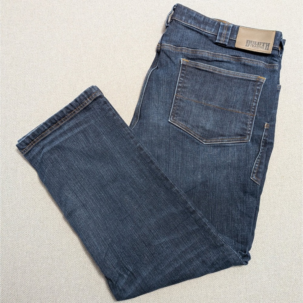 Duluth Trading Co. Men's 40x30 Ballroom Double Flex Jeans Denim Stretch Workwear
